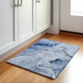 thumbnail image 1 of Addison Rugs Mayfield Washable Transitional Watercolors Blue Rectangle Rug, 1'8" x 2'6", 1 of 5