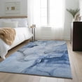 thumbnail image 1 of Addison Rugs Mayfield Washable Transitional Watercolors Blue Rectangle Rug, 2'6" x 3'10", 1 of 6