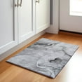 thumbnail image 1 of Addison Rugs Mayfield Washable Transitional Watercolors Gray Rectangle Rug, 1'8" x 2'6", 1 of 5