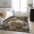 thumbnail image 1 of Addison Rugs Mayfield Washable Transitional Watercolors Brown Rectangle Rug, 9' x 12', 1 of 6