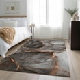 thumbnail image 1 of Addison Rugs Mayfield Washable Contemporary Watercolors Peach Rectangle Rug, 5' x 7'6", 1 of 6