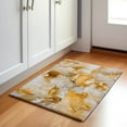 thumbnail image 1 of Addison Rugs Mayfield Washable Transitional Watercolors Orange Rectangle Rug, 1'8" x 2'6", 1 of 5