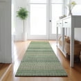 thumbnail image 1 of Addison Rugs Mayfield Washable Transitional Stripes Aloe Runner Rug, 2'3" x 7'6", 1 of 5