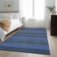 thumbnail image 1 of Addison Rugs Mayfield Washable Transitional Stripes Blue Rectangle Rug, 8' x 10', 1 of 6