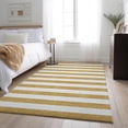 thumbnail image 1 of Addison Rugs Mayfield Washable Transitional Stripes Gold Rectangle Rug, 3' x 5', 1 of 6