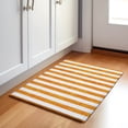 thumbnail image 1 of Addison Rugs Mayfield Washable Transitional Stripes Orange Rectangle Rug, 1'8" x 2'6", 1 of 5