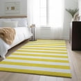 thumbnail image 1 of Addison Rugs Mayfield Washable Transitional Stripes Yellow Rectangle Rug, 8' x 10', 1 of 6
