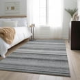 thumbnail image 1 of Addison Rugs Mayfield Washable Transitional Stripes Gray Rectangle Rug, 3' x 5', 1 of 6