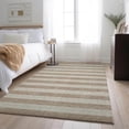 thumbnail image 1 of Addison Rugs Mayfield Washable Transitional Stripes Beige Rectangle Rug, 9' x 12', 1 of 6