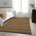 thumbnail image 1 of Addison Rugs Mayfield Washable Transitional Stripes Fudge Rectangle Rug, 10' x 14', 1 of 6