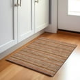 thumbnail image 1 of Addison Rugs Mayfield Washable Transitional Stripes Paprika Rectangle Rug, 1'8" x 2'6", 1 of 5
