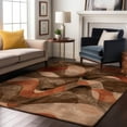thumbnail image 1 of Addison Rugs Mayfield Washable Contemporary Abstract Chocolate Rectangle Rug, 10' x 14', 1 of 6