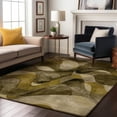 thumbnail image 1 of Addison Rugs Mayfield Washable Contemporary Abstract Coffee Rectangle Rug, 5' x 7'6", 1 of 6