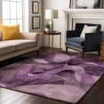 thumbnail image 1 of Addison Rugs Mayfield Washable Contemporary Abstract Purple Rectangle Rug, 5' x 7'6", 1 of 6