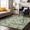 thumbnail image 1 of Addison Rugs Mayfield Washable Transitional Floral Aloe Rectangle Rug, 10' x 14', 1 of 6