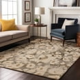 thumbnail image 1 of Addison Rugs Mayfield Washable Transitional Floral Khaki Rectangle Rug, 9' x 12', 1 of 6