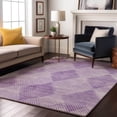 thumbnail image 1 of Addison Rugs Mayfield Washable Transitional Geometric Lavender Rectangle Rug, 8' x 10', 1 of 6
