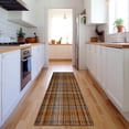 thumbnail image 1 of Addison Rugs Mayfield Washable Transitional Plaid Terracotta Runner Rug, 2'3" x 7'6", 1 of 5