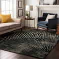 thumbnail image 1 of Addison Rugs Mayfield Washable Transitional Organic Black Rectangle Rug, 10' x 14', 1 of 6