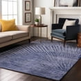 thumbnail image 1 of Addison Rugs Mayfield Washable Transitional Organic Navy Rectangle Rug, 9' x 12', 1 of 6