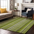 thumbnail image 1 of Addison Rugs Mayfield Washable Transitional Stripes Green Rectangle Rug, 10' x 14', 1 of 6