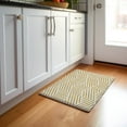 thumbnail image 1 of Addison Rugs Mayfield Washable Transitional Geometric Gold Rectangle Rug, 1'8" x 2'6", 1 of 5