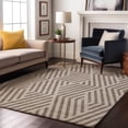 thumbnail image 1 of Addison Rugs Mayfield Washable Transitional Geometric Taupe Rectangle Rug, 8' x 10', 1 of 6