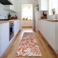 thumbnail image 1 of Addison Rugs Mayfield Washable Transitional Floral Salmon Runner Rug, 2'3" x 7'6", 1 of 5