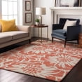 thumbnail image 1 of Addison Rugs Mayfield Washable Transitional Floral Salmon Rectangle Rug, 3' x 5', 1 of 5