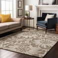 thumbnail image 1 of Addison Rugs Mayfield Washable Transitional Floral Taupe Rectangle Rug, 8' x 10', 1 of 6