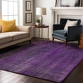 thumbnail image 1 of Addison Rugs Mayfield Washable Transitional Striped Purple Rectangle Rug, 8' x 10', 1 of 6