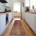 thumbnail image 1 of Addison Rugs Mayfield Washable Transitional Striped Red Runner Rug, 2'3" x 7'6", 1 of 5