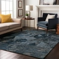 thumbnail image 1 of Addison Rugs Mayfield Washable Transitional Organic Denim Rectangle Rug, 10' x 14', 1 of 6