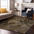 thumbnail image 1 of Addison Rugs Mayfield Washable Transitional Organic Mocha Rectangle Rug, 3' x 5', 1 of 6