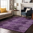 thumbnail image 1 of Addison Rugs Mayfield Washable Transitional Organic Eggplant Rectangle Rug, 10' x 14', 1 of 6