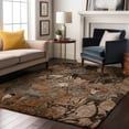 thumbnail image 1 of Addison Rugs Mayfield Washable Transitional Floral Paprika Rectangle Rug, 3' x 5', 1 of 6
