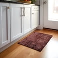 thumbnail image 1 of Addison Rugs Mayfield Washable Transitional Organic Merlot Rectangle Rug, 1'8" x 2'6", 1 of 5