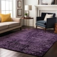 thumbnail image 1 of Addison Rugs Mayfield Washable Transitional Organic Purple Rectangle Rug, 10' x 14', 1 of 6