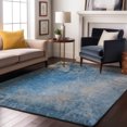 thumbnail image 1 of Addison Rugs Mayfield Washable Transitional Abstract Blue Rectangle Rug, 10' x 14', 1 of 6