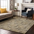 thumbnail image 1 of Addison Rugs Mayfield Washable Transitional Panel Beige Rectangle Rug, 3' x 5', 1 of 6