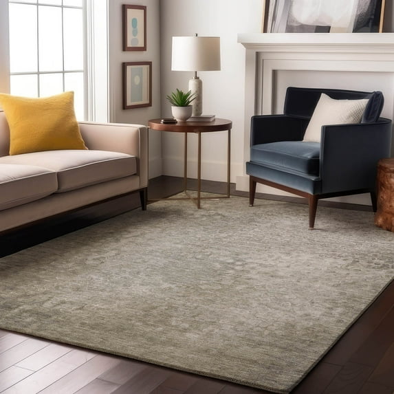 Addison Rugs Mayfield Washable Transitional Casual Beige Rectangle Rug, 9' x 12'