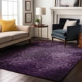 thumbnail image 1 of Addison Rugs Mayfield Washable Transitional Casual Purple Rectangle Rug, 9' x 12', 1 of 6
