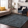 thumbnail image 1 of Addison Rugs Mayfield Washable Traditional Oriental Navy Rectangle Rug, 3' x 5', 1 of 6