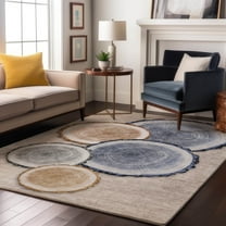 Addison Rugs Mayfield Washable Transitional Organic Beige Rectangle Rug, 10' x 14'
