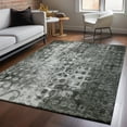 thumbnail image 1 of Addison Rugs Mayfield Washable Transitional Ikat Charcoal Rectangle Rug, 5' x 7'6", 1 of 6