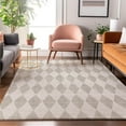 thumbnail image 1 of Addison Rugs Mayfield Washable Transitional Diamonds Beige Rectangle Rug, 10' x 14', 1 of 6