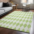 thumbnail image 1 of Addison Rugs Mayfield Washable Transitional Diamonds Lime Rectangle Rug, 10' x 14', 1 of 6