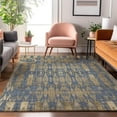 thumbnail image 1 of Addison Rugs Mayfield Washable Transitional Moroccan Blue Rectangle Rug, 8' x 10', 1 of 6