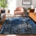 thumbnail image 1 of Addison Rugs Mayfield Washable Transitional Squares Blue Rectangle Rug, 8' x 10', 1 of 6