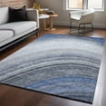 thumbnail image 1 of Addison Rugs Mayfield Washable Transitional Waves Blue Rectangle Rug, 10' x 14', 1 of 6